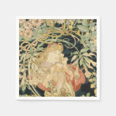 Alphonse Mucha - Alphonse Serviette (Vorderseite)