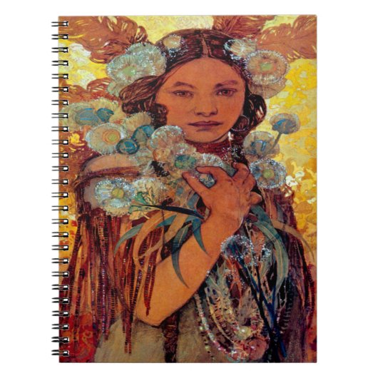 Alphonse Mucha - Amerikanische Ureinwohner Notizblock (Vorderseite)