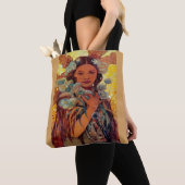 Alphonse Mucha - Amerikanische Ureinwohner Tasche (Von Nahem)