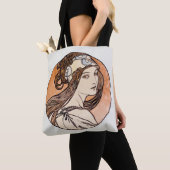 Alphonse Mucha-Antike, Totentasche Tasche (Von Nahem)