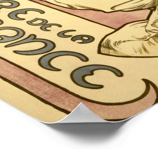 Alphonse Mucha Art Deco Poster (Ecke)