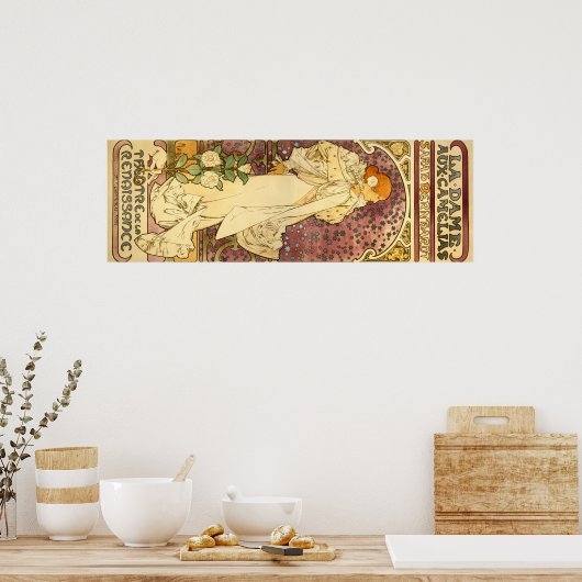 Alphonse Mucha Art Deco Poster (Küche)