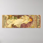 Alphonse Mucha Art Deco Poster (Vorne)