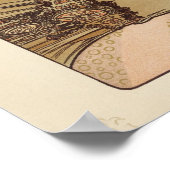 Alphonse Mucha Art Deco Poster (Ecke)