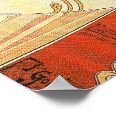 Alphonse Mucha Art Deco Poster (Ecke)