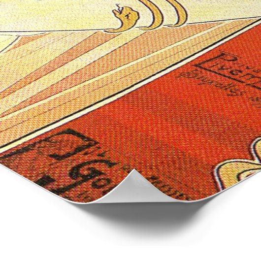 Alphonse Mucha Art Deco Poster (Ecke)