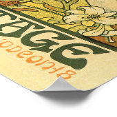 Alphonse Mucha Art Deco Poster (Ecke)