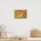 Alphonse Mucha Art Deco Poster (Küche)