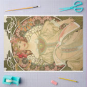 Alphonse Mucha Art Deco Seidenpapier (Basteln)