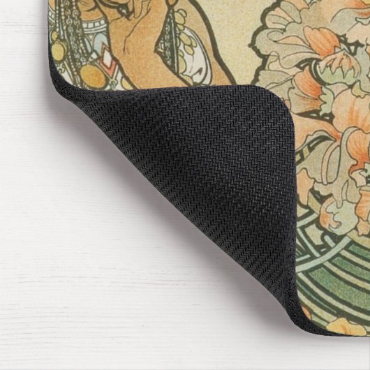 Alphonse Mucha Art Mousepad (Ecke)