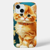 Alphonse Mucha Art Nouveau Cat Case-Mate iPhone Hülle (Rückseite)