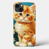 Alphonse Mucha Art Nouveau Cat Case-Mate iPhone Hülle (Rückseite)