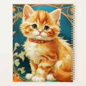 Alphonse Mucha Art Nouveau Cat Planer (Rückseite)