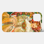 Alphonse Mucha Art Nouveau Daydream Case-Mate iPhone Hülle (Rückseite (Horizontal))