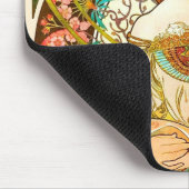 Alphonse Mucha Art Nouveau Daydream Mousepad (Ecke)
