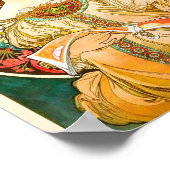 Alphonse Mucha Art Nouveau Daydream Poster (Ecke)