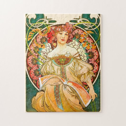 Alphonse Mucha Art Nouveau Daydream Puzzle (Vertikal)