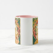 Alphonse Mucha Art Nouveau Daydream Tasse (Zentrum)