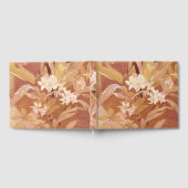 Alphonse Mucha Art Nouveau Floral Detail Gästebuch (Voll)