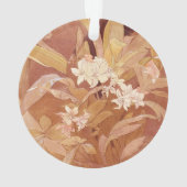 Alphonse Mucha Art Nouveau Floral Detail Ornament (Rückseite)