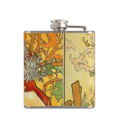 Alphonse Mucha Art Nouveau Herbst Flachmann (Rückseite)