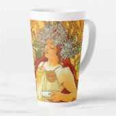 Alphonse Mucha Art Nouveau Herbst Milchtasse (Rechte Ecke)