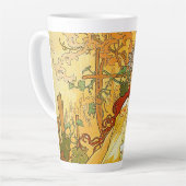 Alphonse Mucha Art Nouveau Herbst Milchtasse (Linke Ecke)