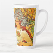 Alphonse Mucha Art Nouveau Herbst Milchtasse (Rechts)