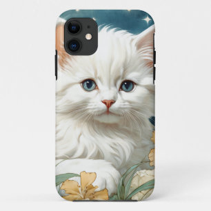 Alphonse Mucha Art Nouveau Kitten Case-Mate iPhone Hülle