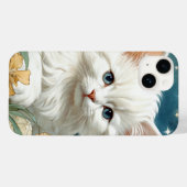 Alphonse Mucha Art Nouveau Kitten Case-Mate iPhone Hülle (Rückseite (Horizontal))