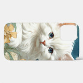 Alphonse Mucha Art Nouveau Kitten Case-Mate iPhone Hülle (Rückseite (Horizontal))