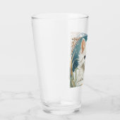 Alphonse Mucha Art Nouveau Kitten Glas (Rechts)