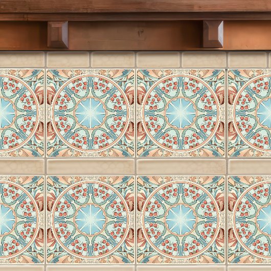 Alphonse Mucha Art Nouveau Mix & Match Bernhardt Fliese