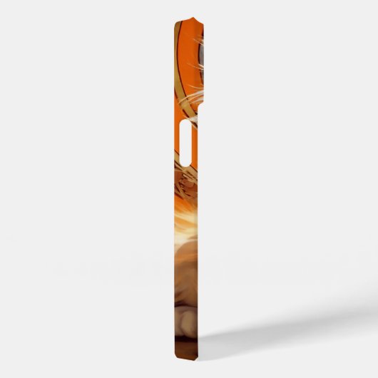 Alphonse Mucha Art Nouveau Orange Cat Case-Mate iPhone Hülle (Rückseite / Rechts)