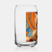 Alphonse Mucha Art Nouveau Orange Cat Dosenglas (Rechts)