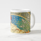 Alphonse Mucha Art Nouveau Princess Hyacinth Jumbo-Tasse (Vorderseite Rechts)