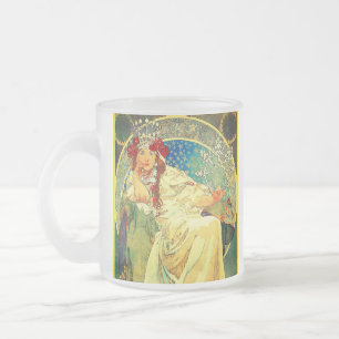 Alphonse Mucha Art Nouveau Princess Hyacinth Mattglastasse