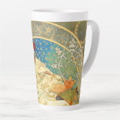 Alphonse Mucha Art Nouveau Princess Hyacinth Milchtasse (Rechte Ecke)