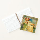 Alphonse Mucha Art Nouveau Princess Hyacinth Notizblock (Innenseite)