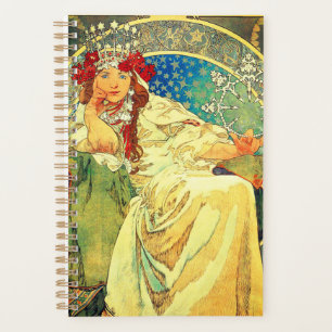 Alphonse Mucha Art Nouveau Princess Hyacinth Planer