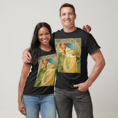 Alphonse Mucha Art Nouveau Princess Hyacinth T-Shirt (Unisex)