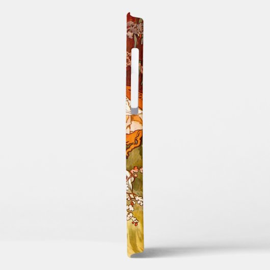 Alphonse Mucha Art Nouveau Spring Case-Mate iPhone Hülle (Rückseite / Links)