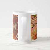 Alphonse Mucha Art Nouveau Spring Jumbo-Tasse (Rückseite)