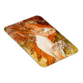 Alphonse Mucha Art Nouveau Spring Magnet (Rechte Seite)