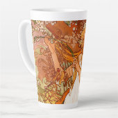 Alphonse Mucha Art Nouveau Spring Milchtasse (Linke Ecke)