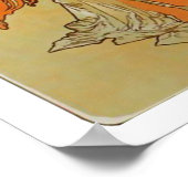 Alphonse Mucha - Art Nouveau - Spring Poster (Ecke)