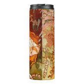 Alphonse Mucha Art Nouveau Spring Thermosbecher (Rückseite)