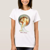 Alphonse Mucha Art Nouveau T - Shirt (Vorderseite)