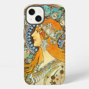 Alphonse Mucha Art Nouveau Tierkreis iPhone 13 Hülle