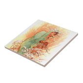 Alphonse Mucha Art Nouveau Tiles Fliese (Seite)